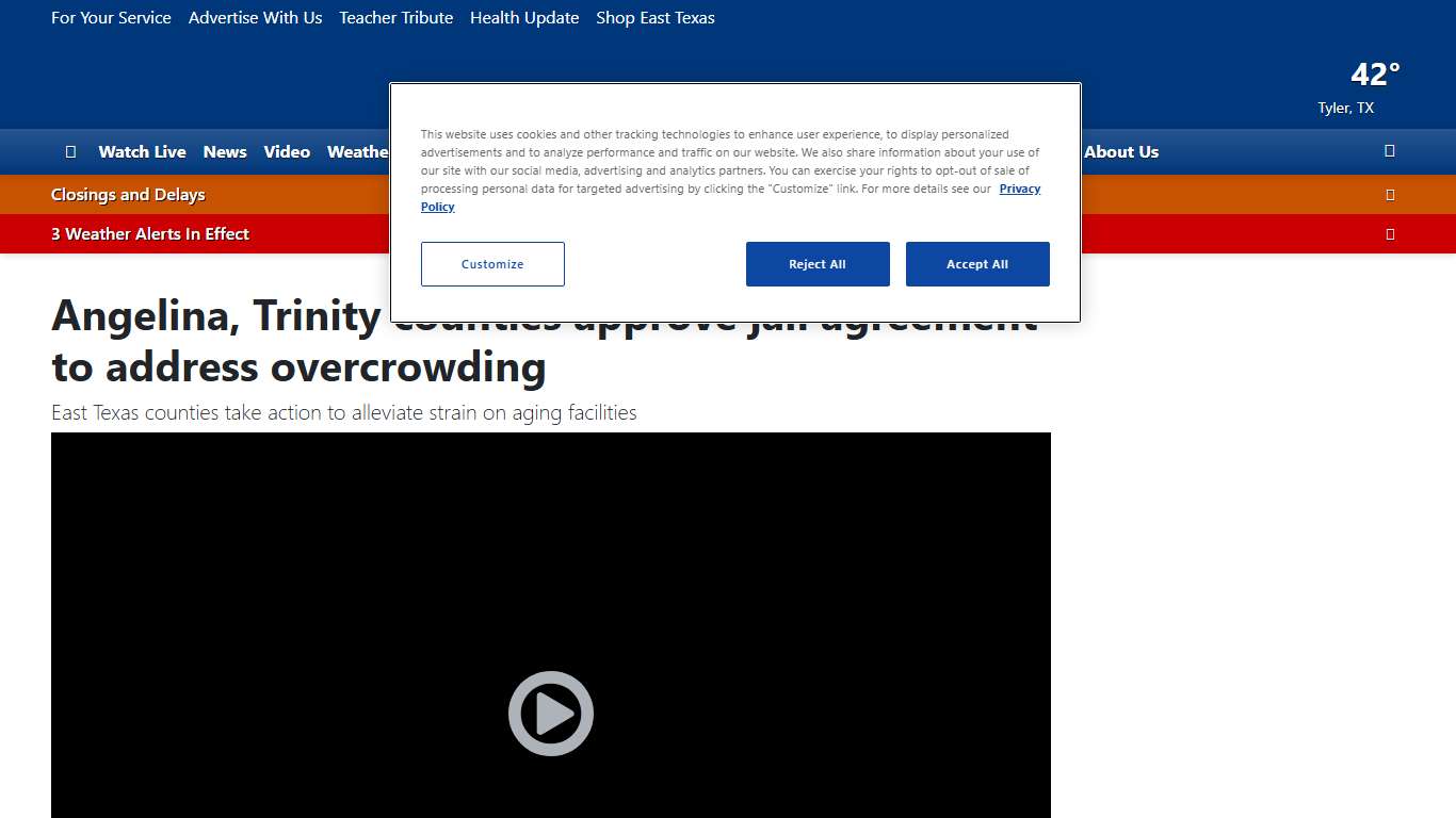 Angelina, Trinity counties approve jail agreement to address overcrowding
