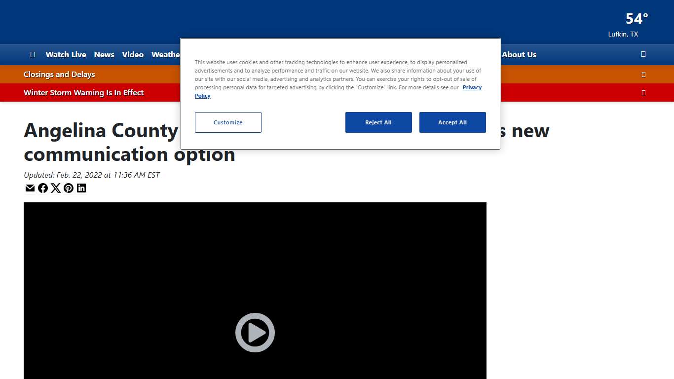 Angelina County Jail installs kiosks offering inmates new communication option